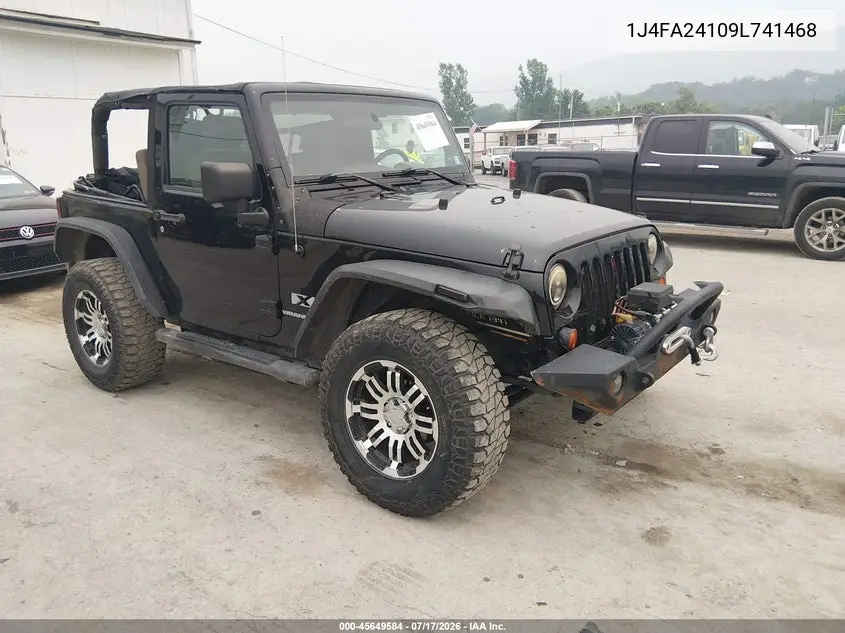 2009 Jeep Wrangler X VIN: 1J4FA24109L741468 Lot: 45649584
