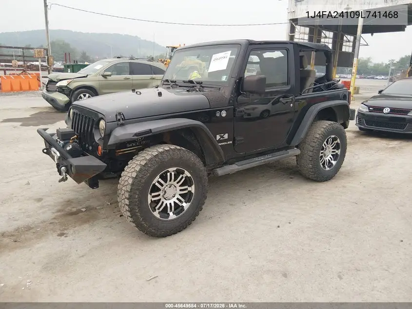 2009 Jeep Wrangler X VIN: 1J4FA24109L741468 Lot: 45649584
