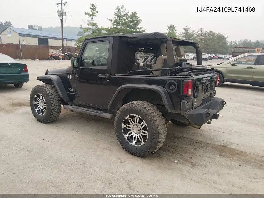 2009 Jeep Wrangler X VIN: 1J4FA24109L741468 Lot: 45649584