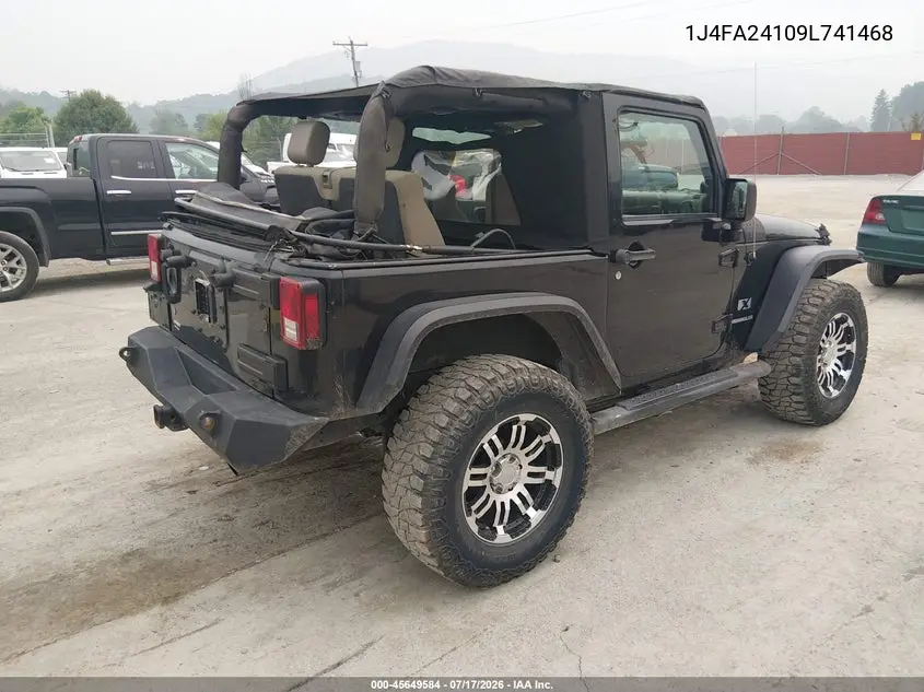 2009 Jeep Wrangler X VIN: 1J4FA24109L741468 Lot: 45649584