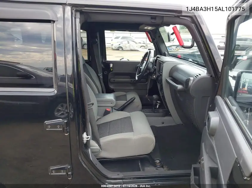 2010 Jeep Wrangler Unlimited Sport VIN: 1J4BA3H15AL101775 Lot: 45613410