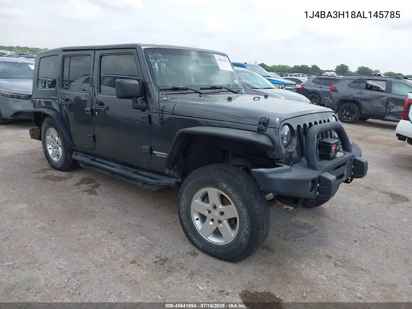 2010 Jeep Wrangler Unlimited Sport VIN: 1J4BA3H18AL145785 Lot: 45641854
