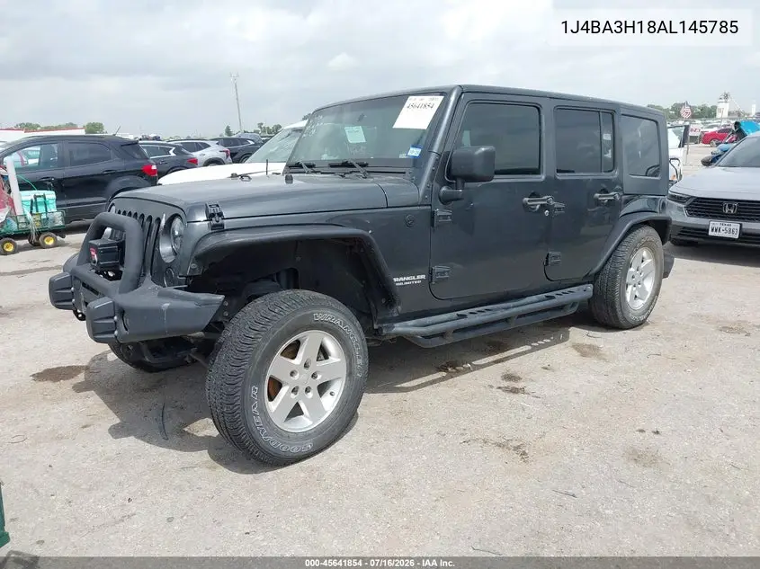2010 Jeep Wrangler Unlimited Sport VIN: 1J4BA3H18AL145785 Lot: 45641854