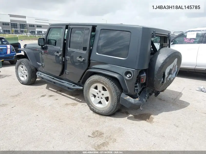 2010 Jeep Wrangler Unlimited Sport VIN: 1J4BA3H18AL145785 Lot: 45641854