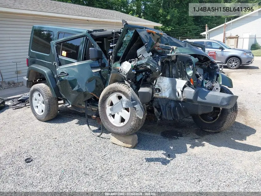 2011 Jeep Wrangler Unlimited Sahara VIN: 1J4BA5H15BL641396 Lot: 45512382