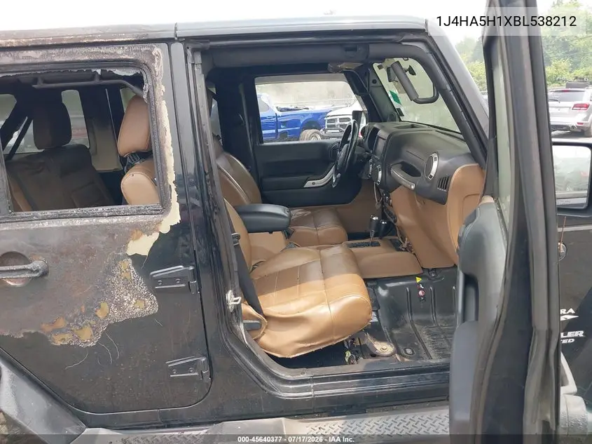 2011 Jeep Wrangler Unlimited Sahara VIN: 1J4HA5H1XBL538212 Lot: 45640377