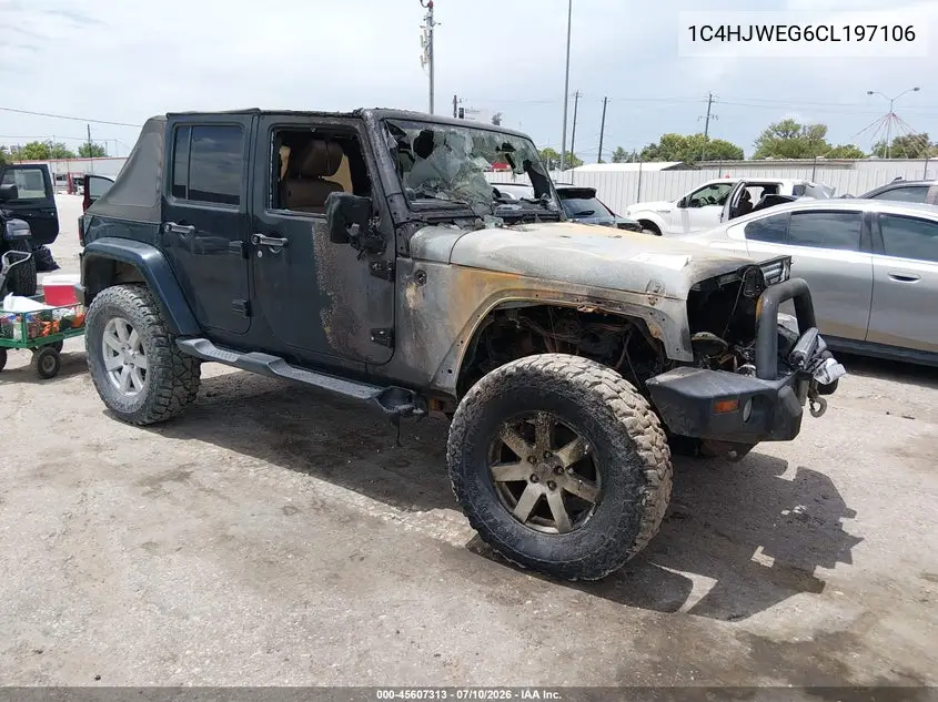 2012 Jeep Wrangler Unlimited Sahara VIN: 1C4HJWEG6CL197106 Lot: 45607313