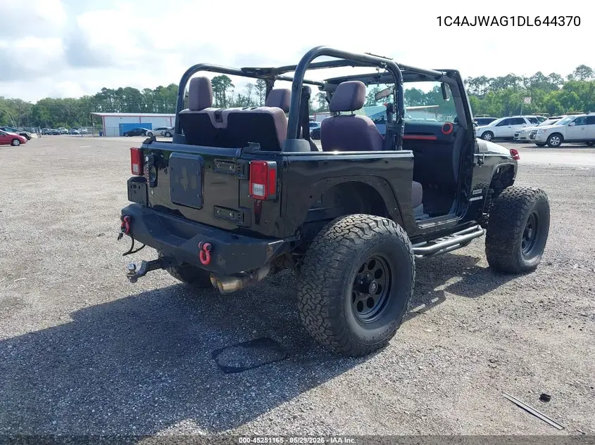 1C4AJWAG1DL644370 2013 Jeep Wrangler Sport