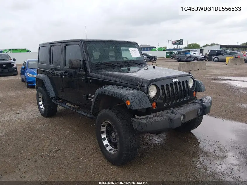 2013 Jeep Wrangler Unlimited Sport VIN: 1C4BJWDG1DL556533 Lot: 45630757
