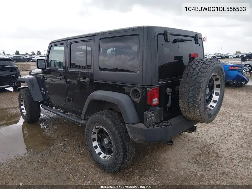 2013 Jeep Wrangler Unlimited Sport VIN: 1C4BJWDG1DL556533 Lot: 45630757