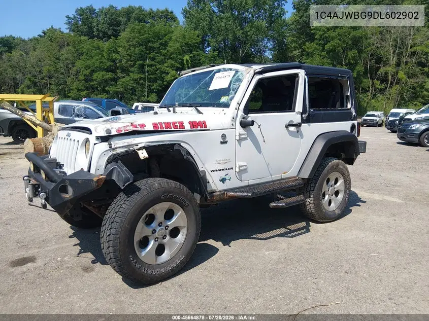 2013 Jeep Wrangler Sahara VIN: 1C4AJWBG9DL602902 Lot: 45664878