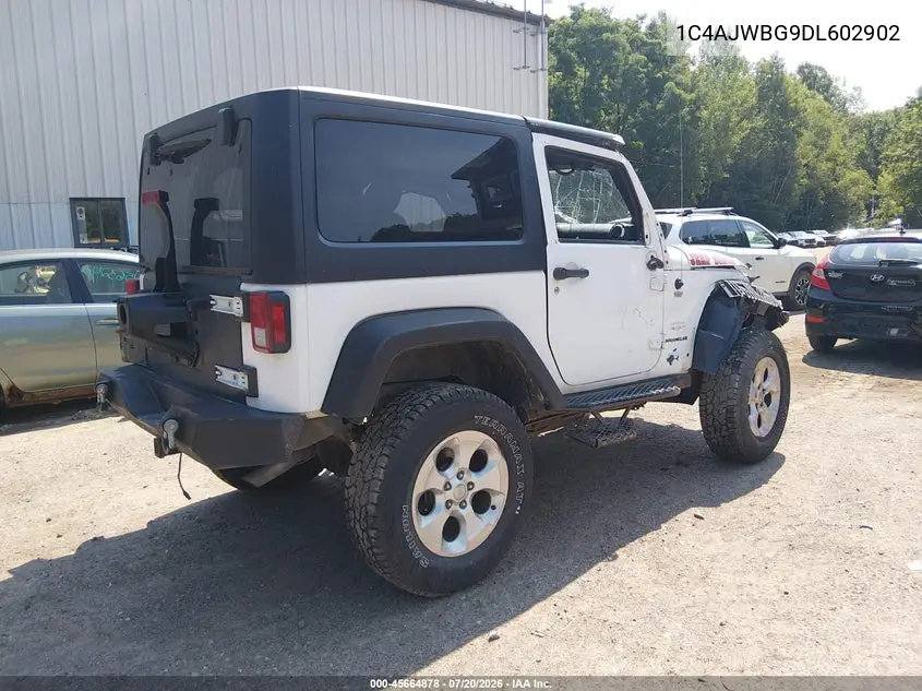 2013 Jeep Wrangler Sahara VIN: 1C4AJWBG9DL602902 Lot: 45664878