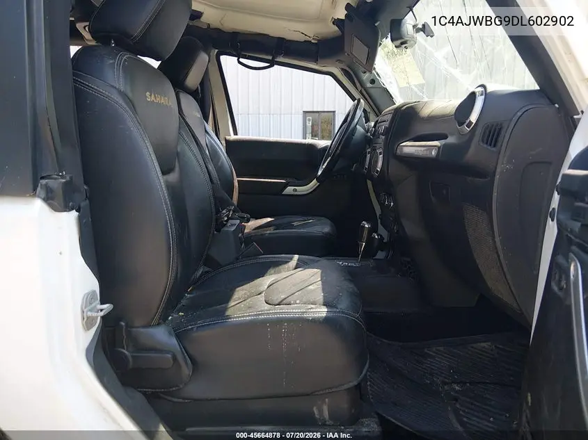 2013 Jeep Wrangler Sahara VIN: 1C4AJWBG9DL602902 Lot: 45664878
