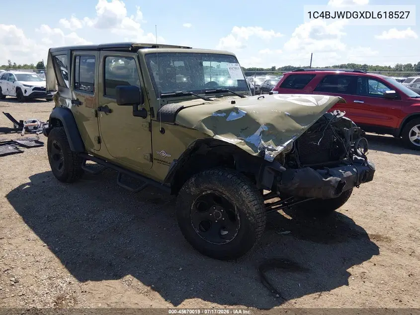 2013 Jeep Wrangler Unlimited Freedom Edition VIN: 1C4BJWDGXDL618527 Lot: 45670019