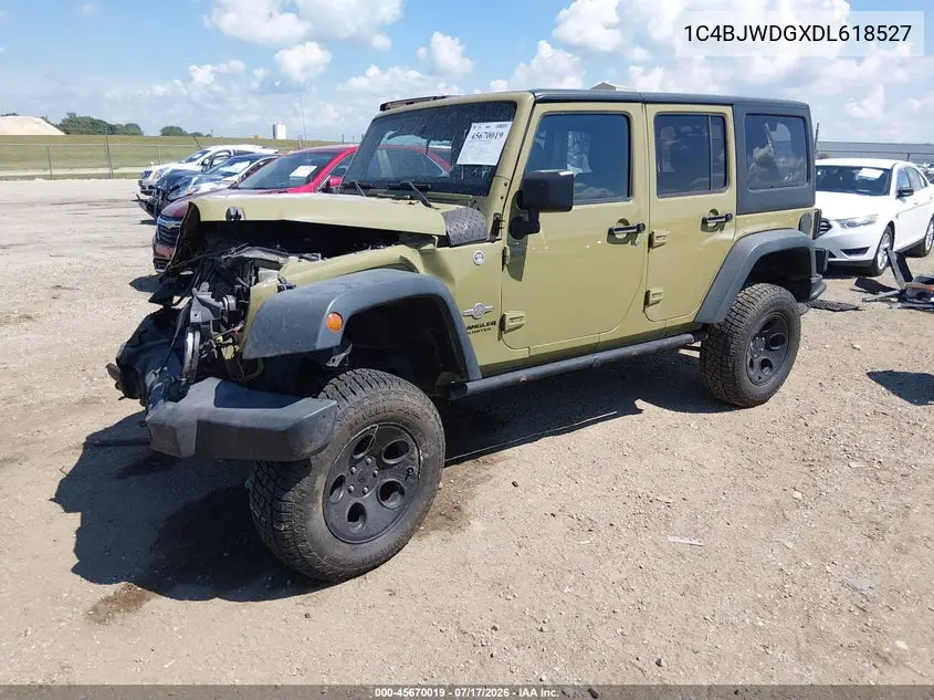2013 Jeep Wrangler Unlimited Freedom Edition VIN: 1C4BJWDGXDL618527 Lot: 45670019