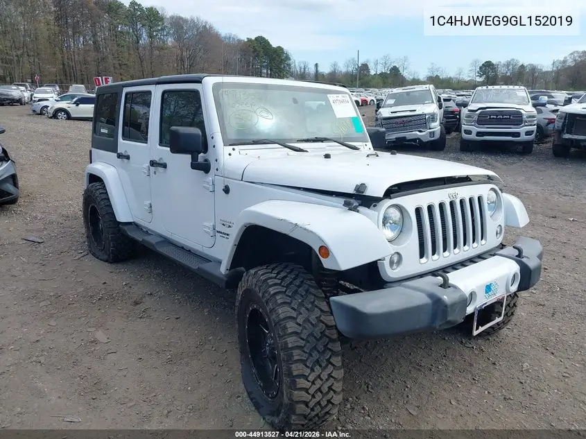 1C4HJWEG9GL152019 2016 Jeep Wrangler Unlimited Sahara