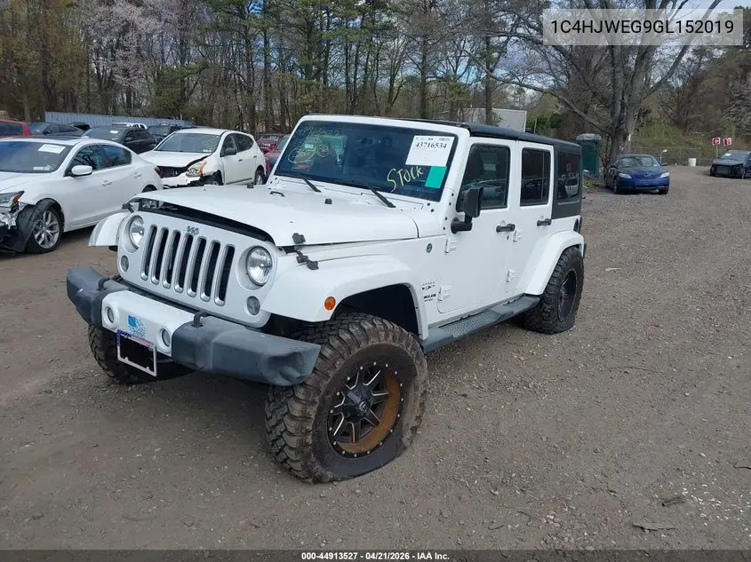 1C4HJWEG9GL152019 2016 Jeep Wrangler Unlimited Sahara