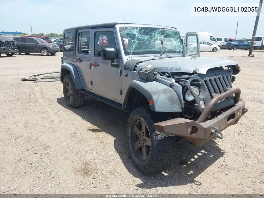 2016 Jeep Wrangler Unlimited Black Bear VIN: 1C4BJWDG6GL102055 Lot: 45673839