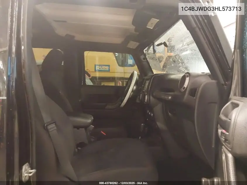 1C4BJWDG3HL573713 2017 Jeep Wrangler Unlimited Sport 4X4