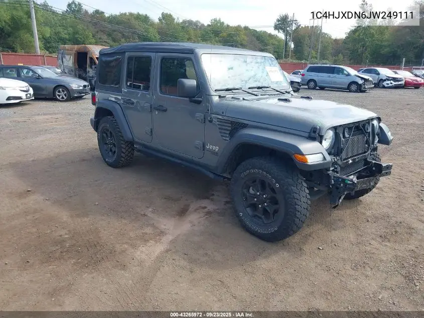 1C4HJXDN6JW249111 2018 Jeep Wrangler Unlimited Sport 4X4