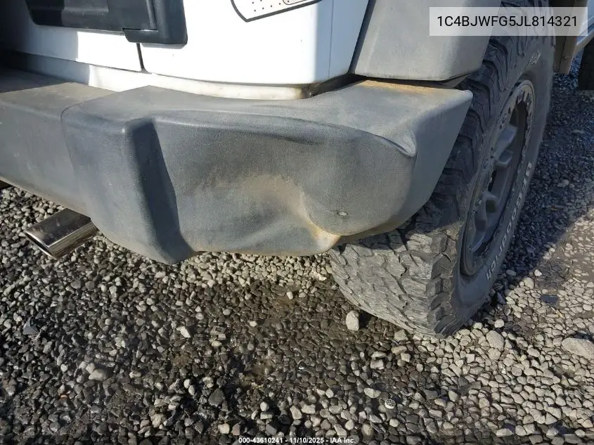 1C4BJWFG5JL814321 2018 Jeep Wrangler Jk Unlimited Rubicon 4X4