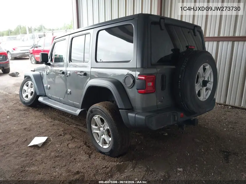 2018 Jeep Wrangler Unlimited Sport S 4X4 VIN: 1C4HJXDG9JW273730 Lot: 45375306