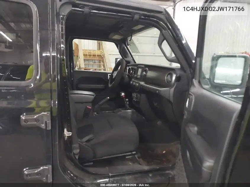 2018 Jeep Wrangler Unlimited Sport S 4X4 VIN: 1C4HJXDG2JW171766 Lot: 45559977
