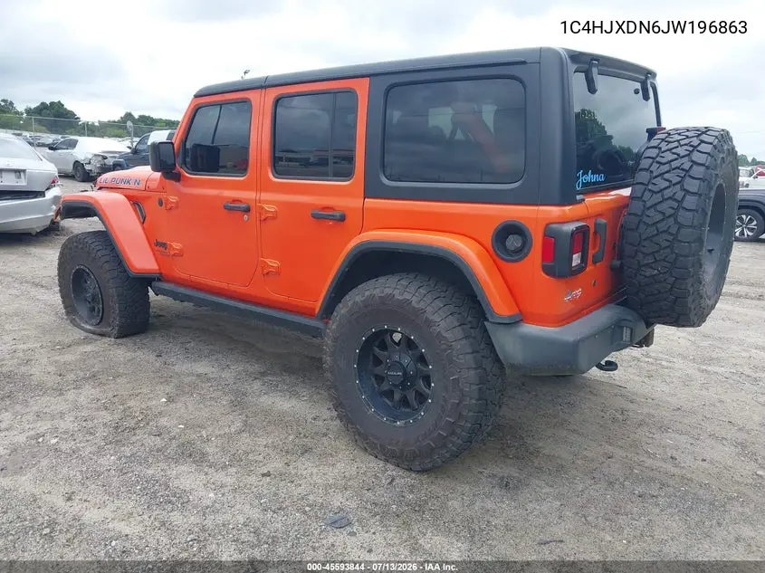 2018 Jeep Wrangler Unlimited Sport S 4X4 VIN: 1C4HJXDN6JW196863 Lot: 45593844