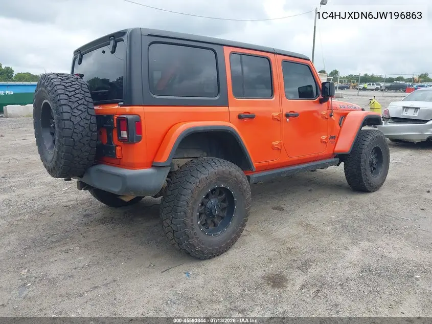 2018 Jeep Wrangler Unlimited Sport S 4X4 VIN: 1C4HJXDN6JW196863 Lot: 45593844