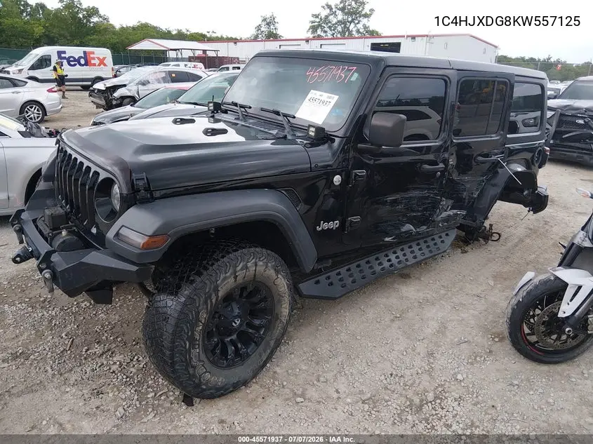 2019 Jeep Wrangler Unlimited Sport S 4X4 VIN: 1C4HJXDG8KW557125 Lot: 45571937