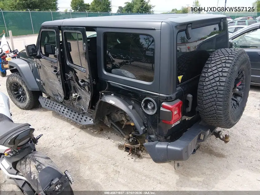 2019 Jeep Wrangler Unlimited Sport S 4X4 VIN: 1C4HJXDG8KW557125 Lot: 45571937