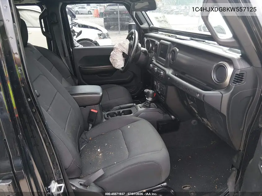 2019 Jeep Wrangler Unlimited Sport S 4X4 VIN: 1C4HJXDG8KW557125 Lot: 45571937