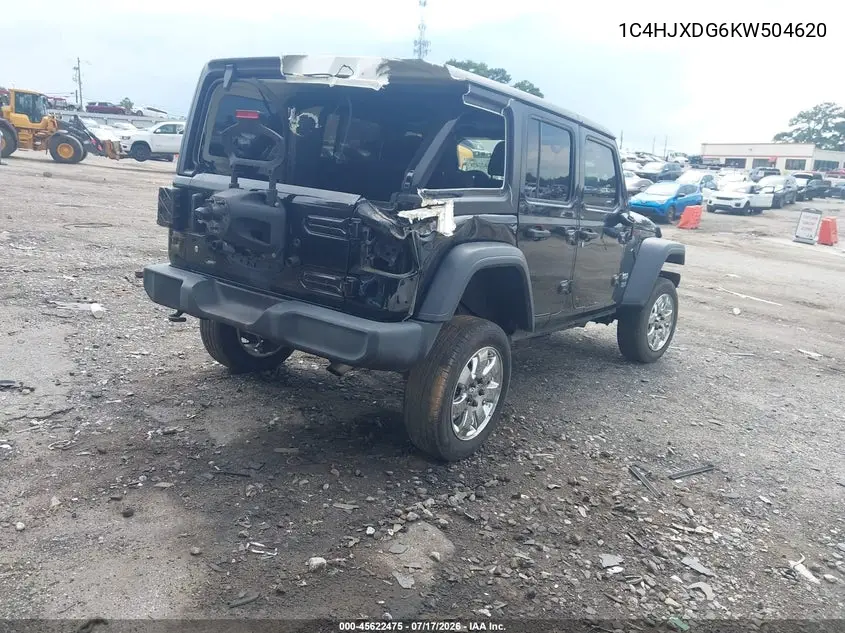 2019 Jeep Wrangler Unlimited Sport S 4X4 VIN: 1C4HJXDG6KW504620 Lot: 45622475