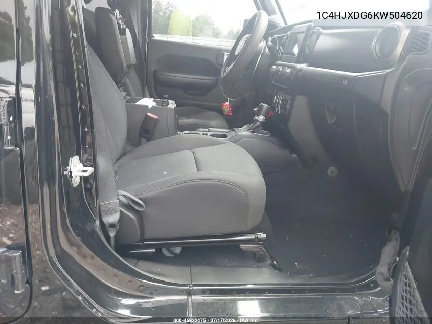 2019 Jeep Wrangler Unlimited Sport S 4X4 VIN: 1C4HJXDG6KW504620 Lot: 45622475