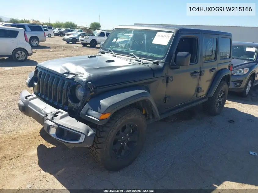 2020 Jeep Wrangler Unlimited Willys 4X4 VIN: 1C4HJXDG9LW215166 Lot: 45384979