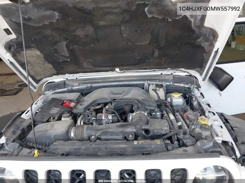 2021 Jeep Wrangler Unlimited Rubicon 4X4 VIN: 1C4HJXFG0MW557992 Lot: 45589293