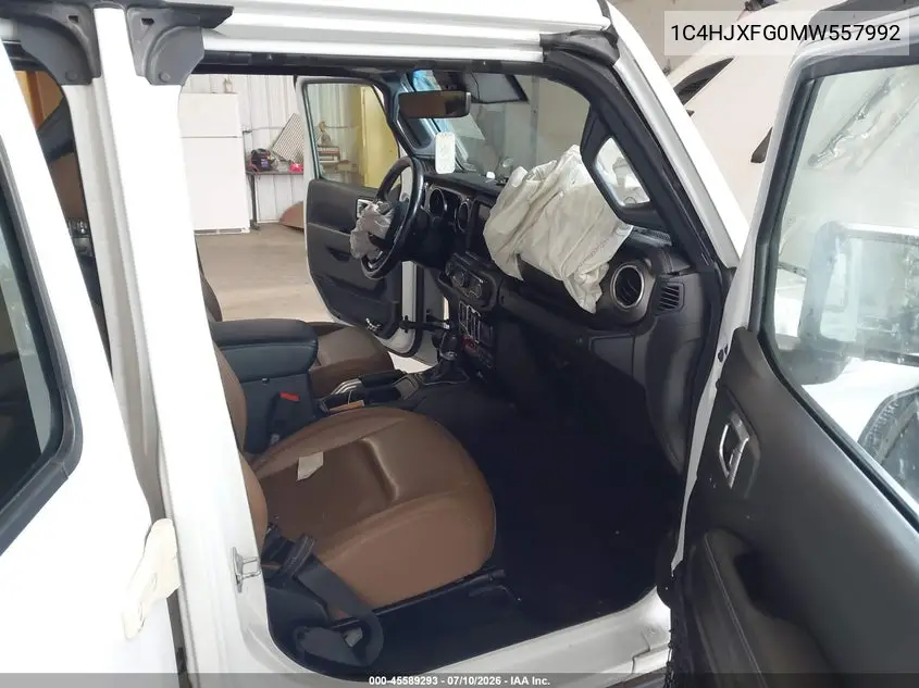 2021 Jeep Wrangler Unlimited Rubicon 4X4 VIN: 1C4HJXFG0MW557992 Lot: 45589293