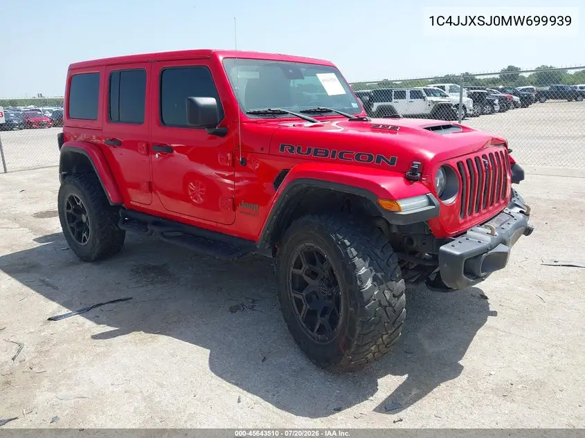 2021 Jeep Wrangler Unlimited Rubicon 392 4X4 VIN: 1C4JJXSJ0MW699939 Lot: 45643510
