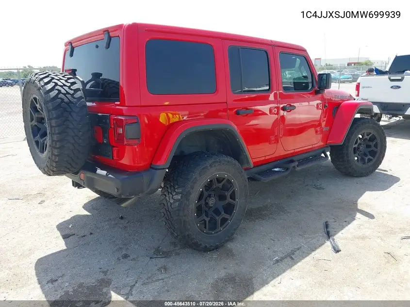 2021 Jeep Wrangler Unlimited Rubicon 392 4X4 VIN: 1C4JJXSJ0MW699939 Lot: 45643510