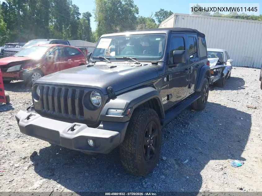 2021 Jeep Wrangler Unlimited Sport S 4X4 VIN: 1C4HJXDNXMW611445 Lot: 45661932