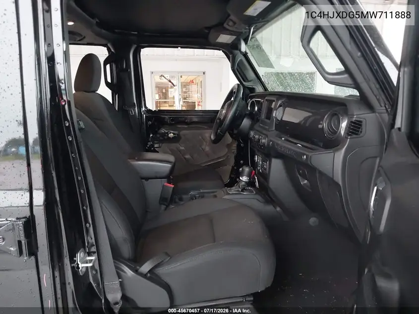 2021 Jeep Wrangler Unlimited Sport Altitude 4X4 VIN: 1C4HJXDG5MW711888 Lot: 45670457