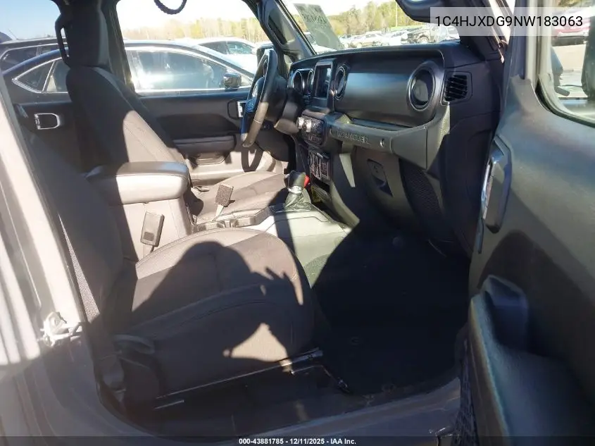 1C4HJXDG9NW183063 2022 Jeep Wrangler Unlimited Sport S 4X4