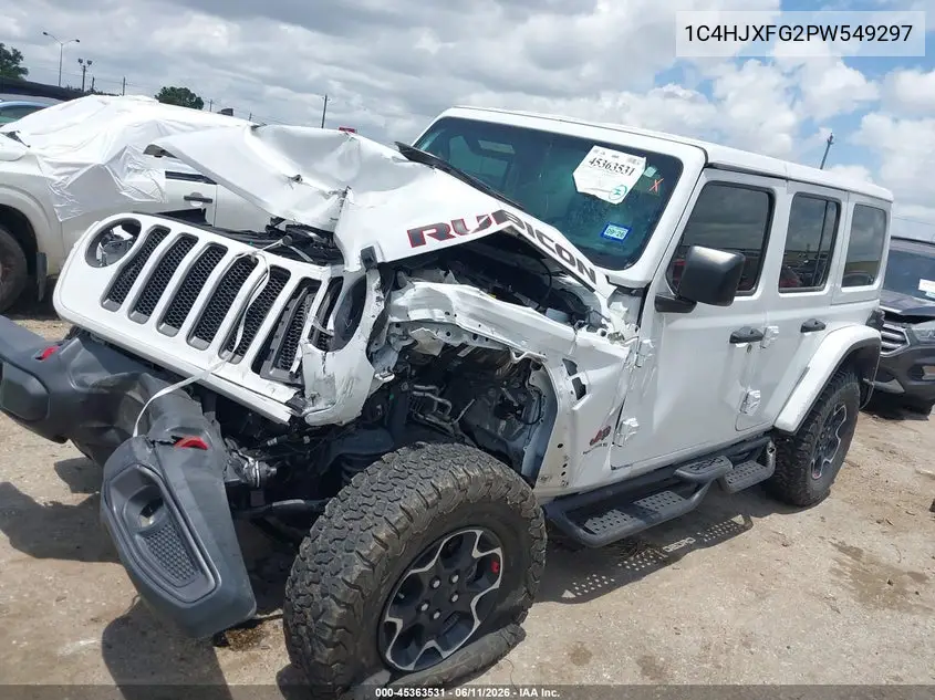 2023 Jeep Wrangler 4-Door Rubicon 4X4 VIN: 1C4HJXFG2PW549297 Lot: 45363531