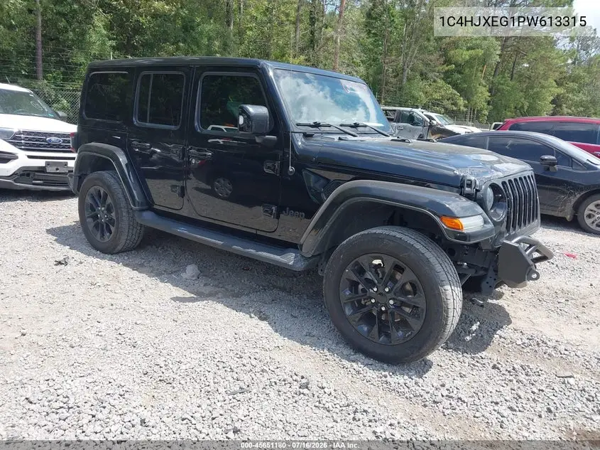 2023 Jeep Wrangler 4-Door High Altitude 4X4 VIN: 1C4HJXEG1PW613315 Lot: 45651180