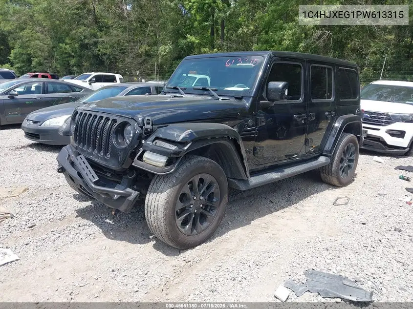 2023 Jeep Wrangler 4-Door High Altitude 4X4 VIN: 1C4HJXEG1PW613315 Lot: 45651180