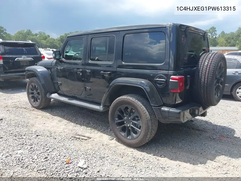 2023 Jeep Wrangler 4-Door High Altitude 4X4 VIN: 1C4HJXEG1PW613315 Lot: 45651180