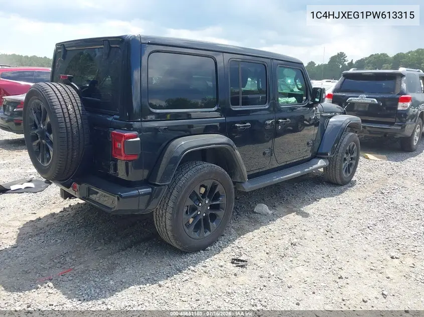 2023 Jeep Wrangler 4-Door High Altitude 4X4 VIN: 1C4HJXEG1PW613315 Lot: 45651180