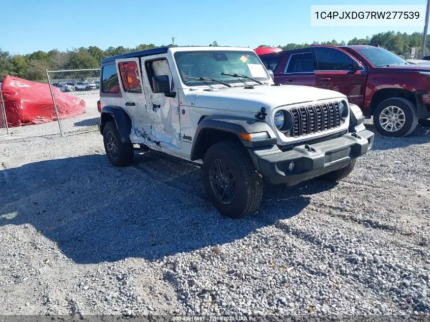 1C4PJXDG7RW277539 2024 Jeep Wrangler 4-Door Sport S 4X4
