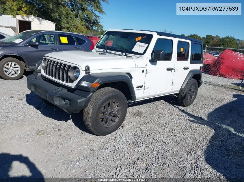 1C4PJXDG7RW277539 2024 Jeep Wrangler 4-Door Sport S 4X4