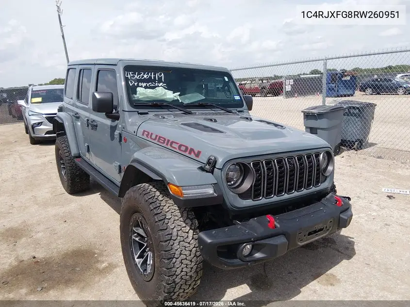 2024 Jeep Wrangler 4-Door Recon 4X4 VIN: 1C4RJXFG8RW260951 Lot: 45636419
